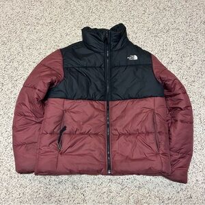 The North Face Saikuru Puffer Jacket Womens Large Raspberry Outdoor